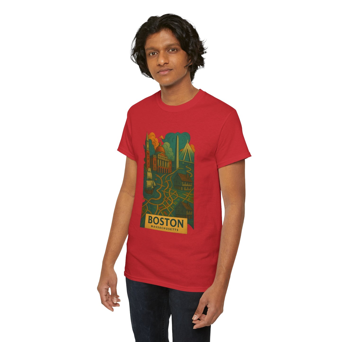 Adult Unisex Boston Surreal Tee (North America Customers)