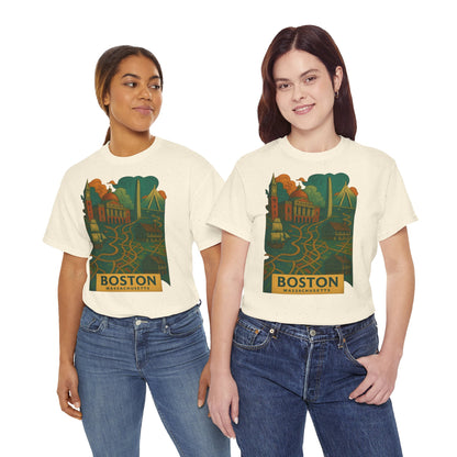 Adult Unisex Boston Surreal Tee