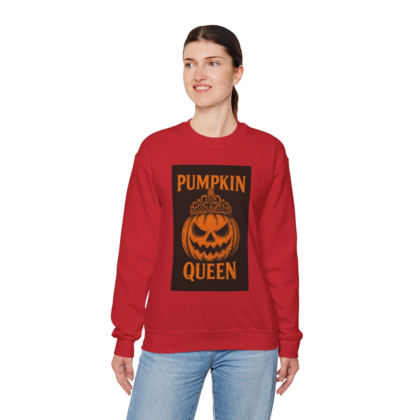 Women's Pumpkin Queen Sweatshirt Crew Neck