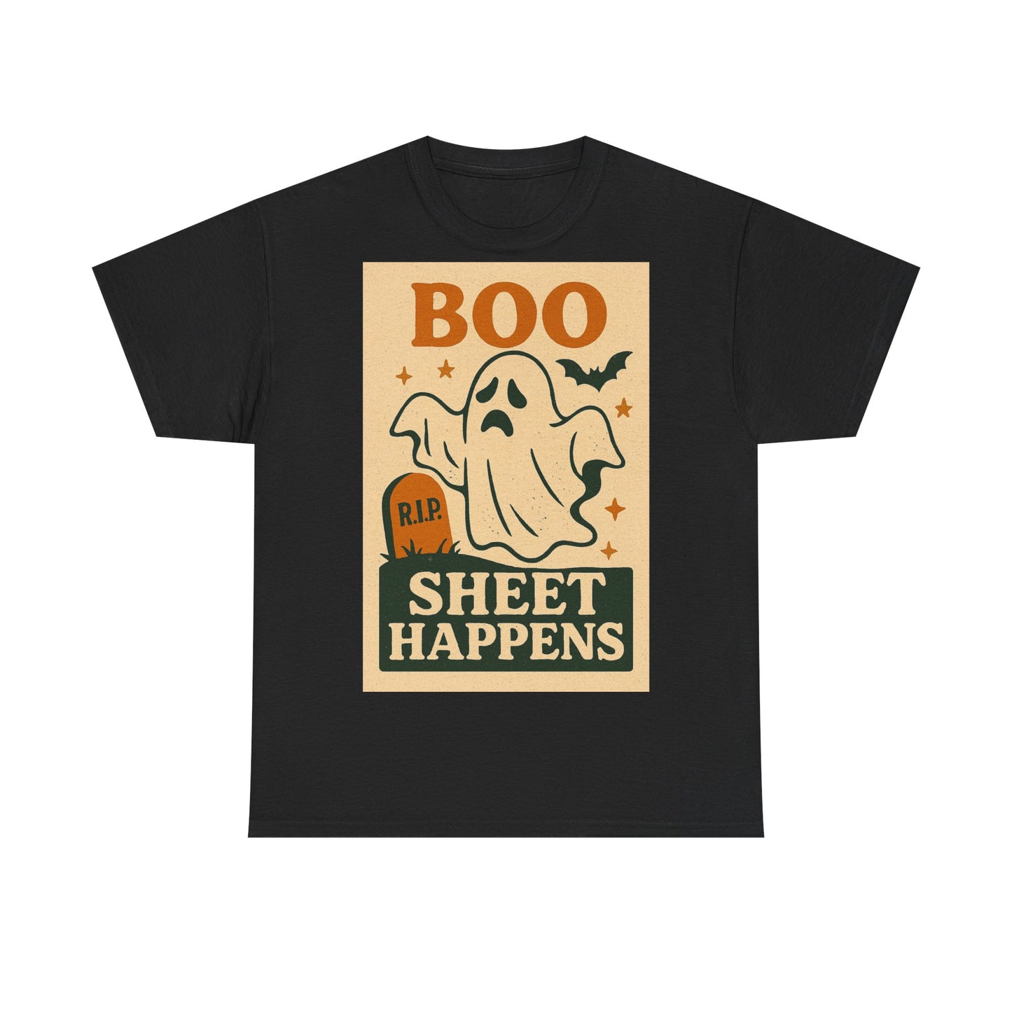 Boo Sheet Happens Adult Unisex Tee
