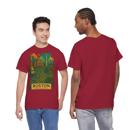 Adult Unisex Boston Surreal Tee