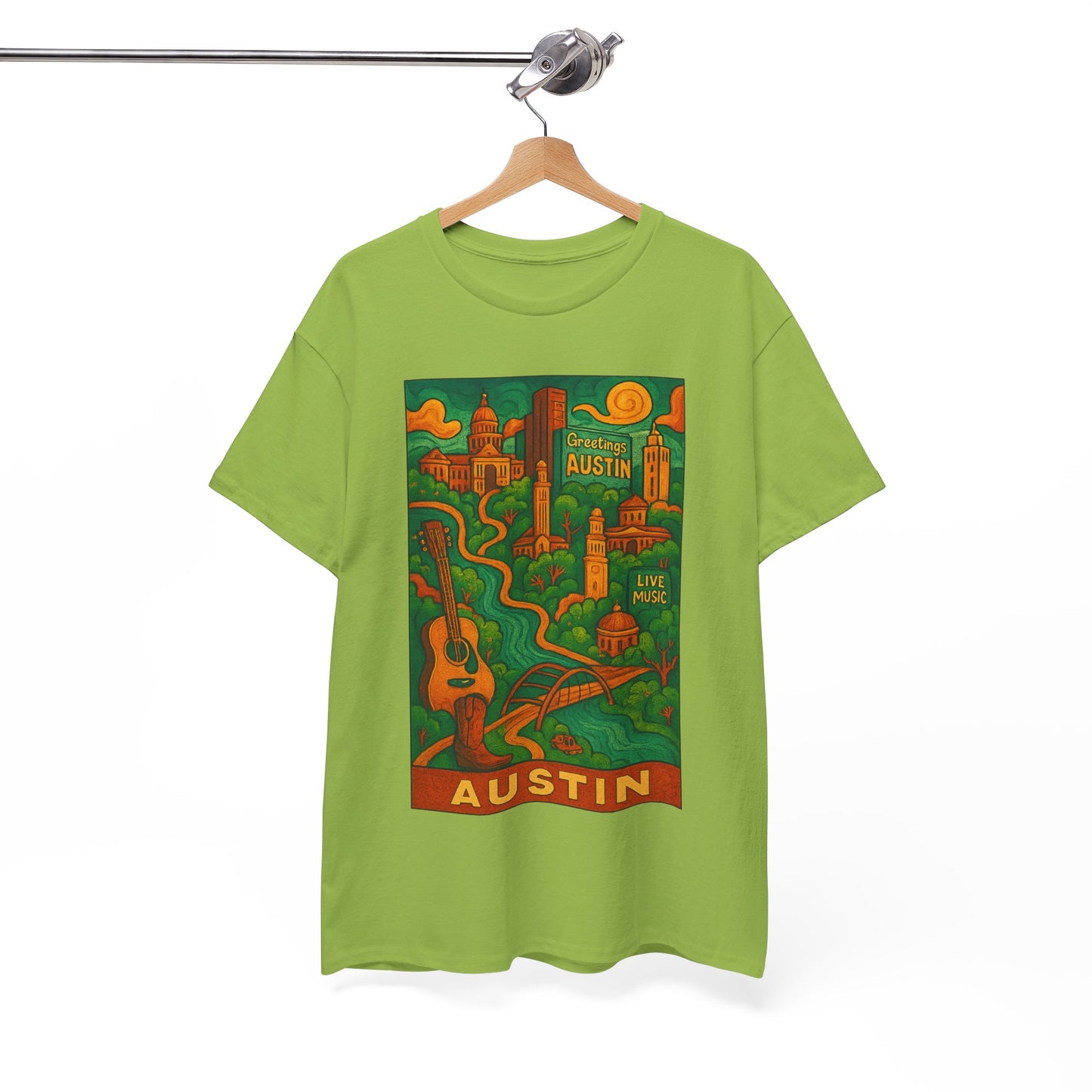 Adult Unisex Austin Surreal Graphic Tee (North America Customers)