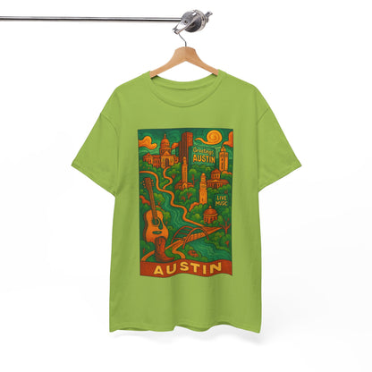 Adult Unisex Austin Surreal Graphic Tee (North America Customers)