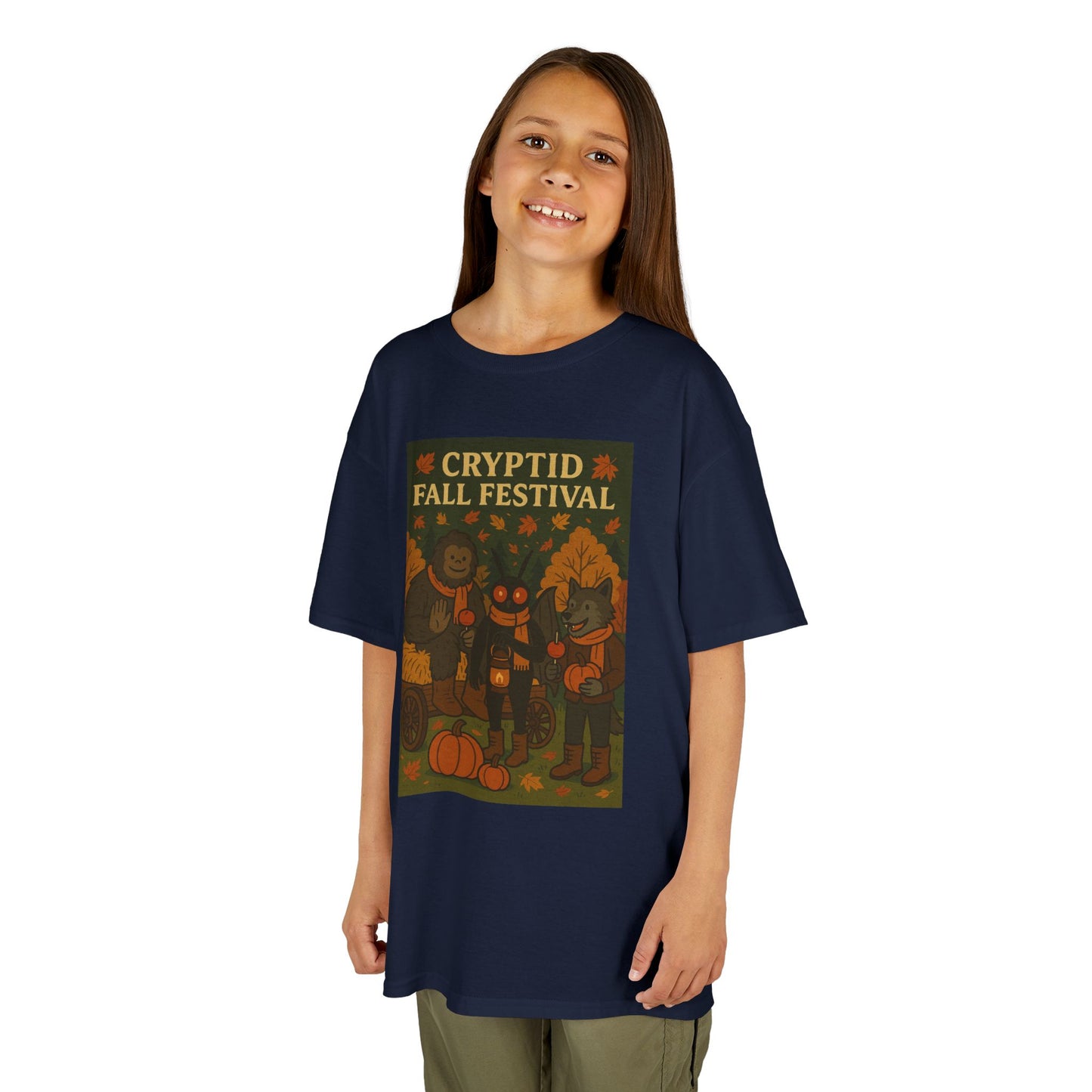 Kids Cryptid Autumn Festival Tee