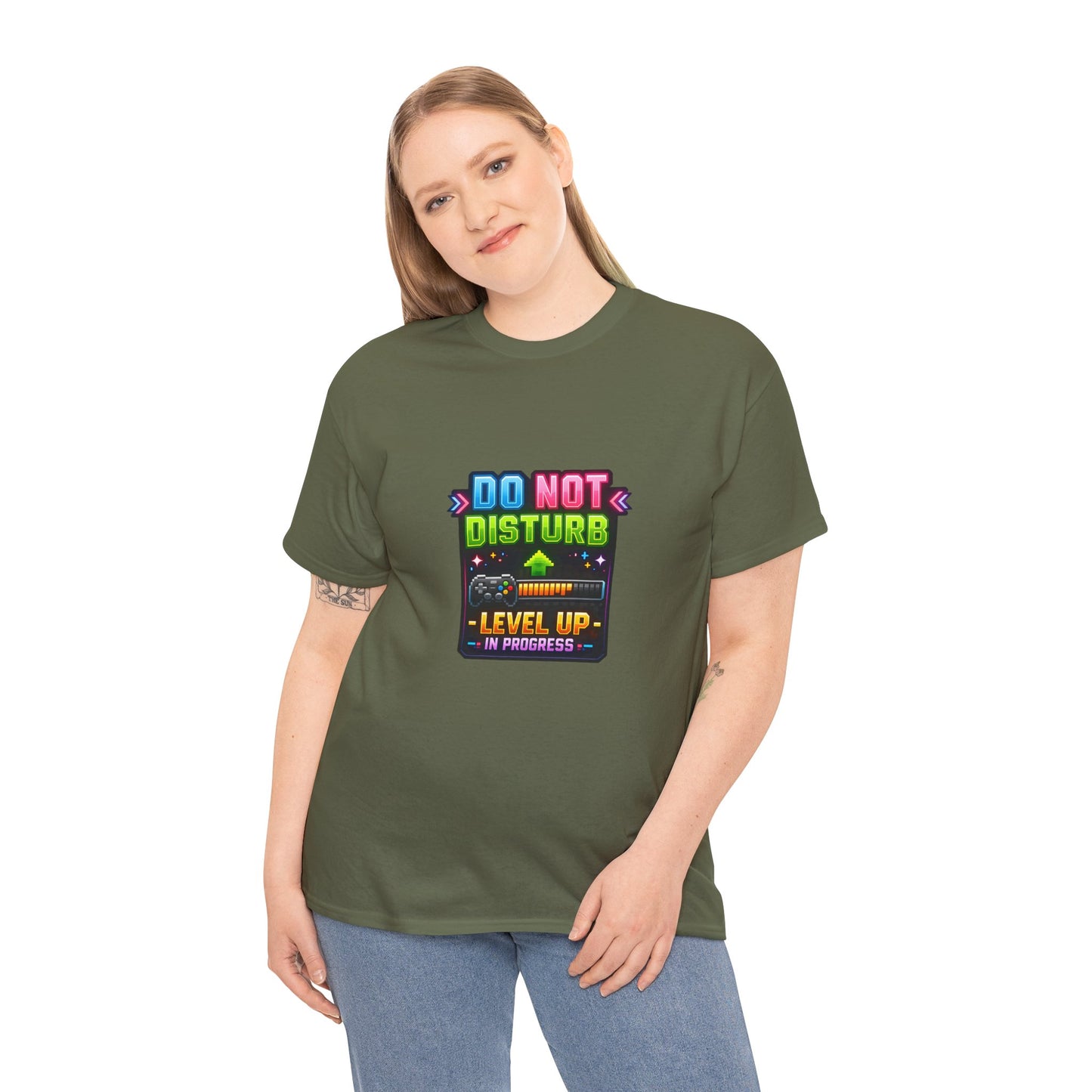 Do Not Disturb Level Up Gamer Tee
