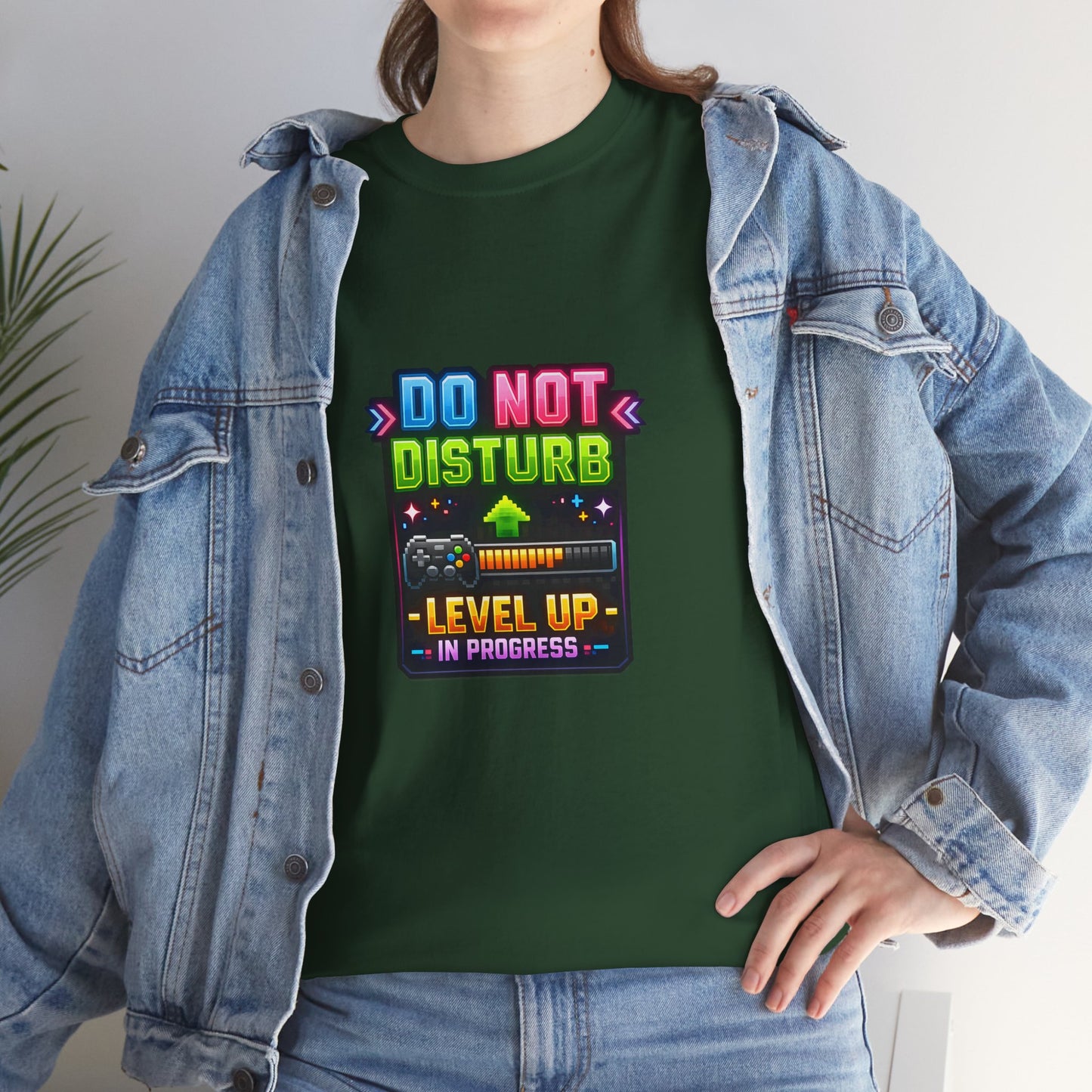 Do Not Disturb Level Up Gamer Tee