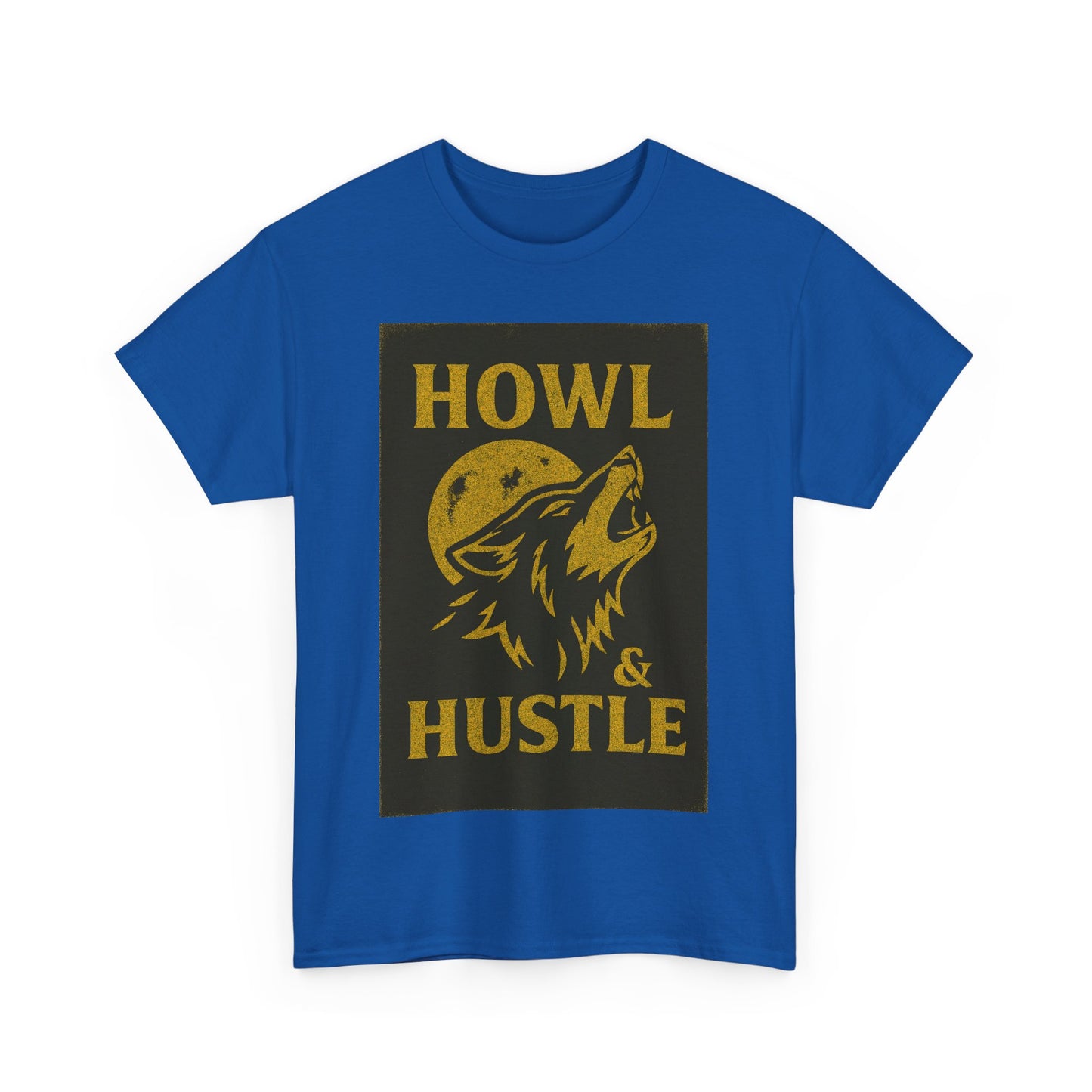 Adult Unisex 'Wolf Howl & Hustle' Tee