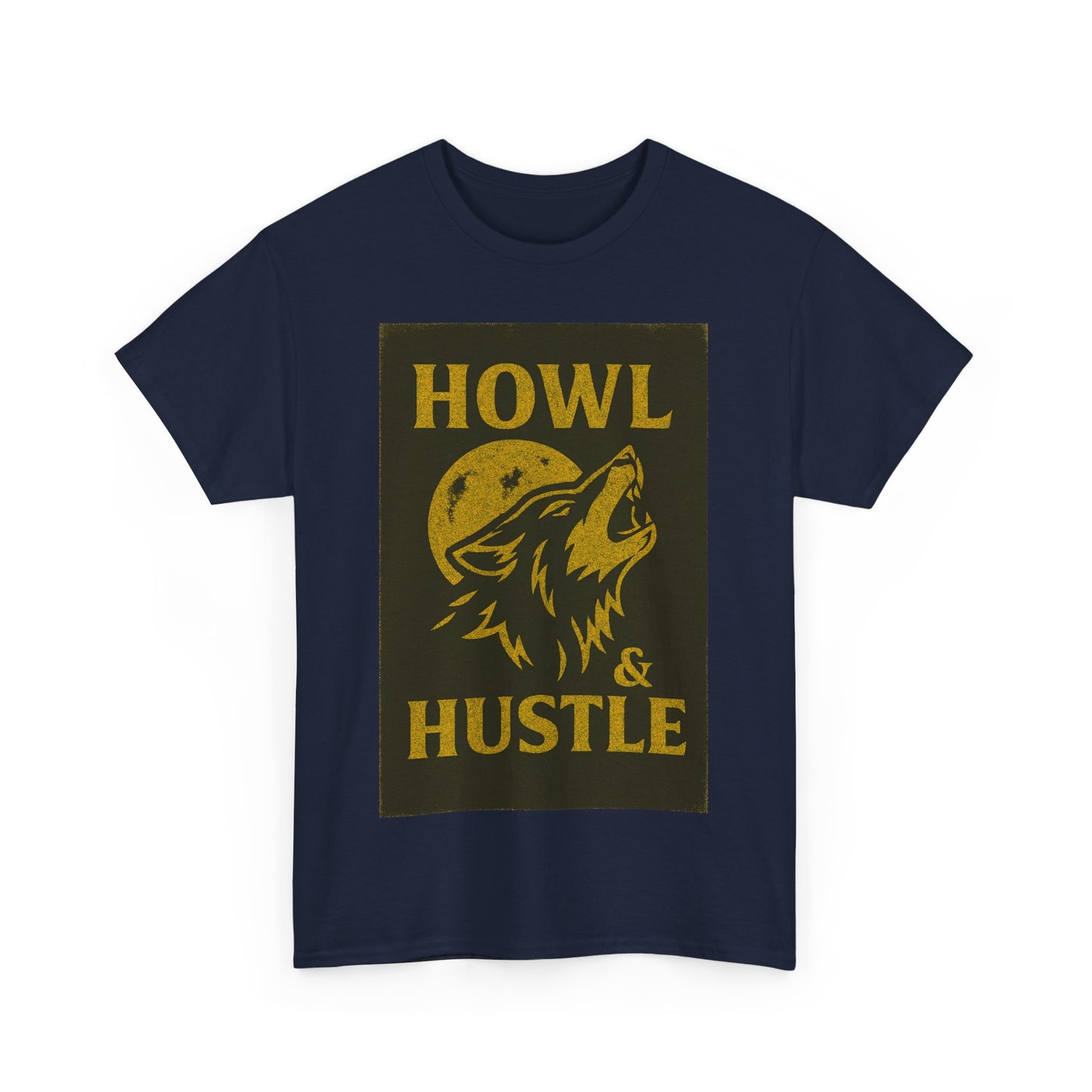 Adult Unisex 'Wolf Howl & Hustle' Tee