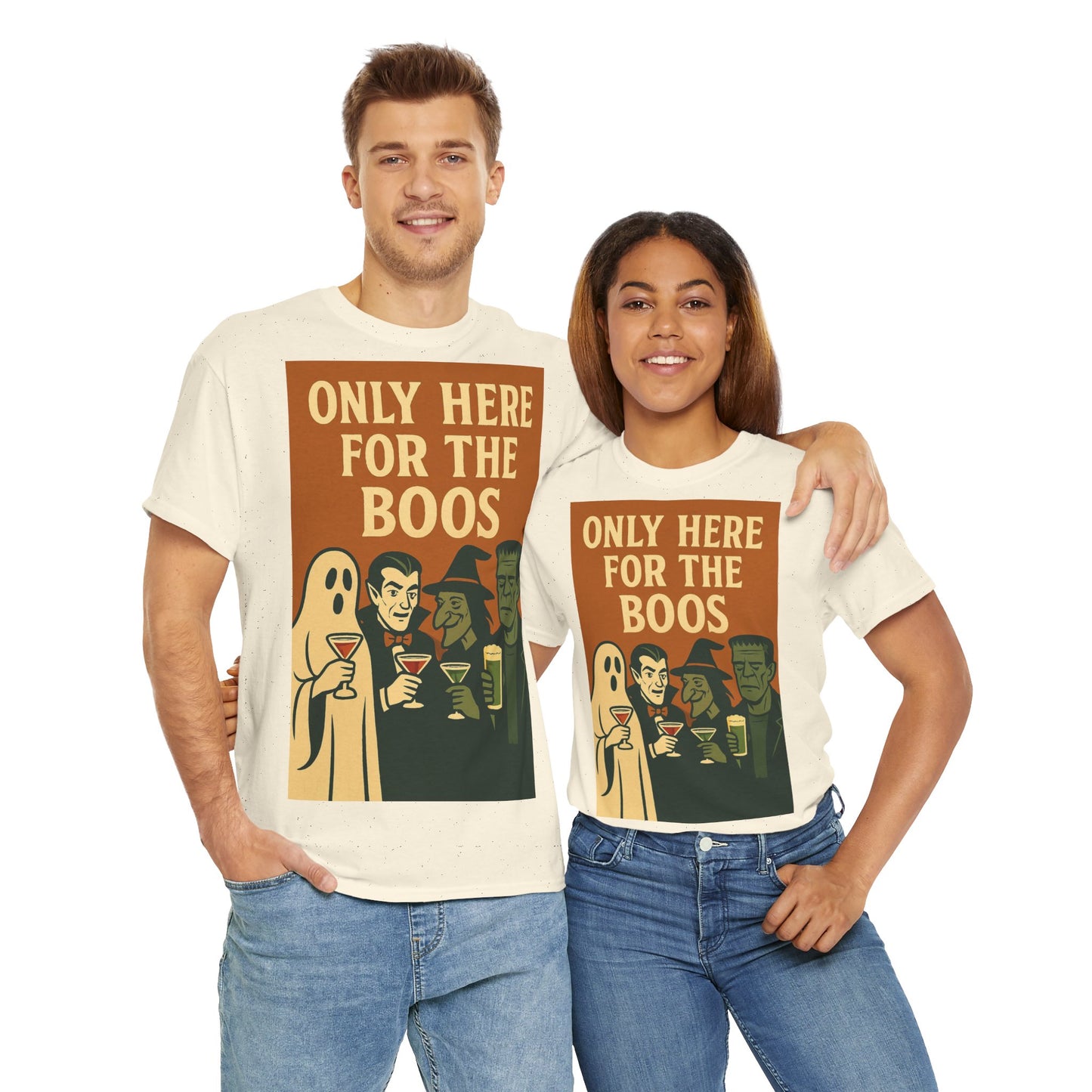 Only Here For The Boos Adult Unisex Tee