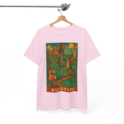 Adult Unisex Austin Surreal Graphic Tee (North America Customers)